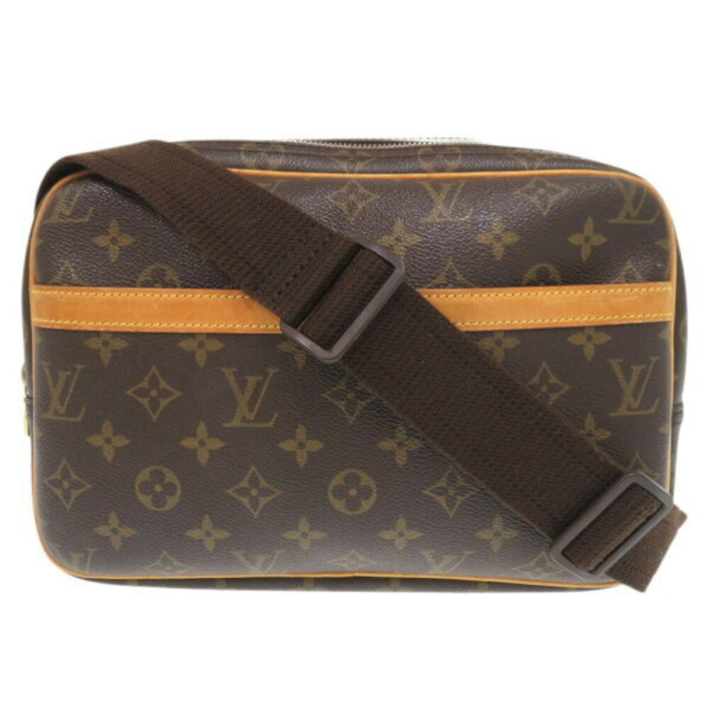 Louis Vuitton Reporter Monogram Brown Shoulder Bag LV